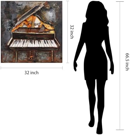 Empire Art Direct Magic Keys 3D Metal Wall Art 32x32x3