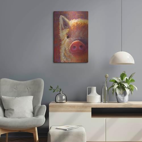 Piglet Mini Vi by Rita Kirkman Metal Wall Art 16x24