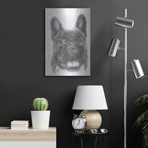 French Bulldog 3 Metal Wall Art by Barbara Keith
