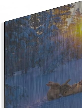 Fluffy Friends Metal Wall Art 24x16