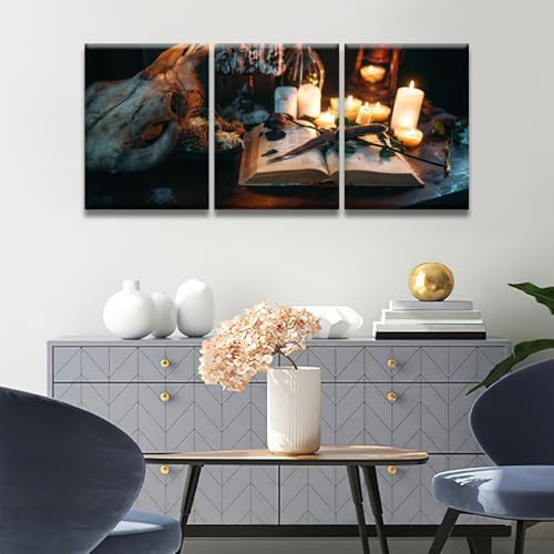 LSIUHWUWI 3 Panels Canvas Print Art Set