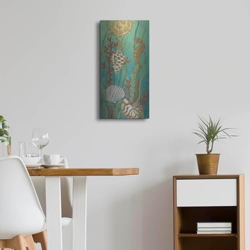 Aquatic Life 1 Metal Wall Art by Chariklia Zarris
