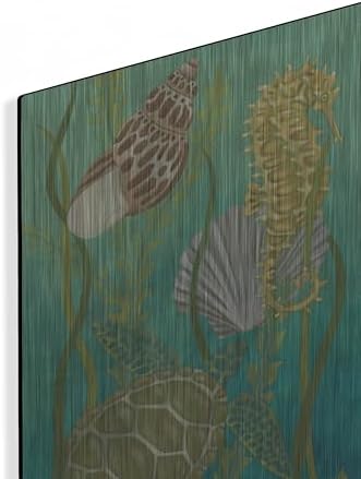 Aquatic Life 2 Metal Wall Art by Chariklia Zarris