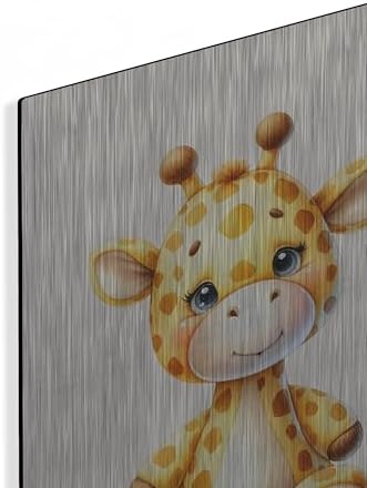 Cuddly Giraffe Metal Wall Art 16x24