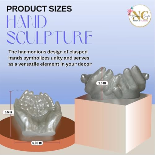 Decor Hand Sculpture Resin Boho Hands for Home Decor