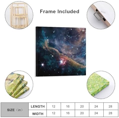 James Webb Space Telescope Canvas Poster 20x20inch Wall Art 1