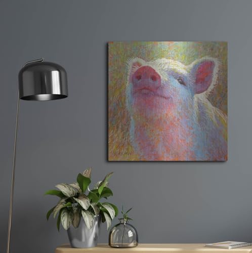 Snuffles Metal Wall Art 24x24 Inches