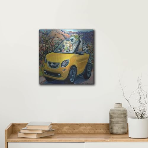 Fully Charged Metal Wall Art 12x12