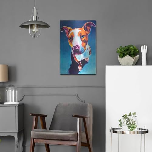 Pit Bull - Bentley Metal Wall Art 16x24