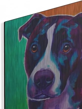Pit Bull - Truman Metal Wall Art 16x24