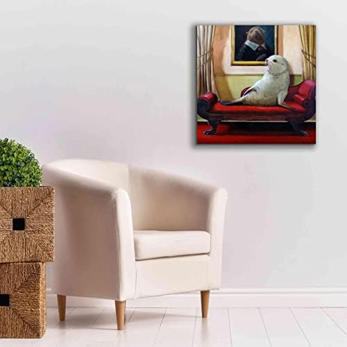 Epic Graffiti Trophy Wife by Lucia Heffernan Canvas Art 26x26