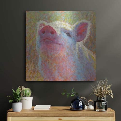 Snuffles Metal Wall Art 24x24 Inches