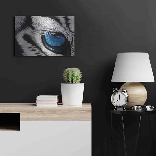Tiger Eye Metal Wall Art by Jan Henderson 24x16