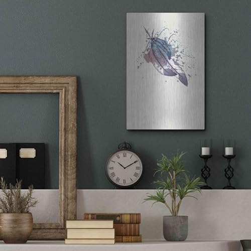Eagle Feather II Metal Wall Art 12x16