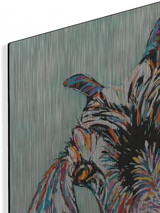 Funny Goat 2 Metal Wall Art 24x24 Inches