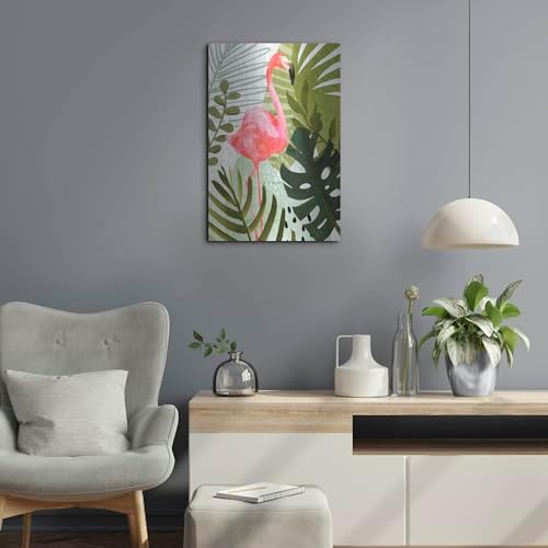 Flamingo Forest II Metal Wall Art 16x24