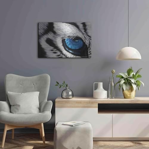 Tiger Eye Metal Wall Art by Jan Henderson 24x16