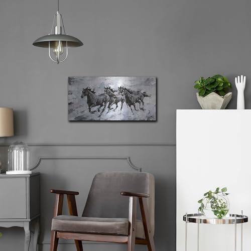 Gallop Metal Wall Art by Alexander Gunin 24x12