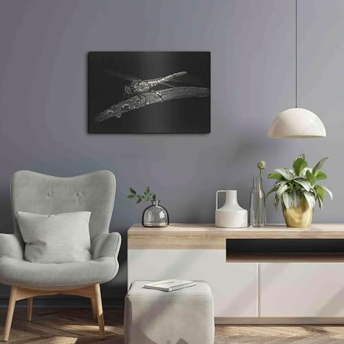 Dragonfly Metal Wall Art by Avery Multer 24x16