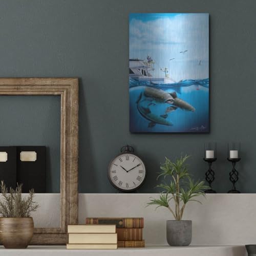 Cobia Quest Metal Wall Art 12x16