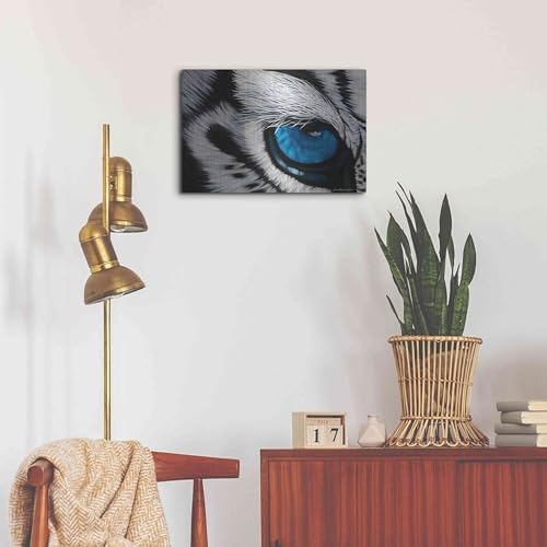 Tiger Eye Metal Wall Art by Jan Henderson 24x16