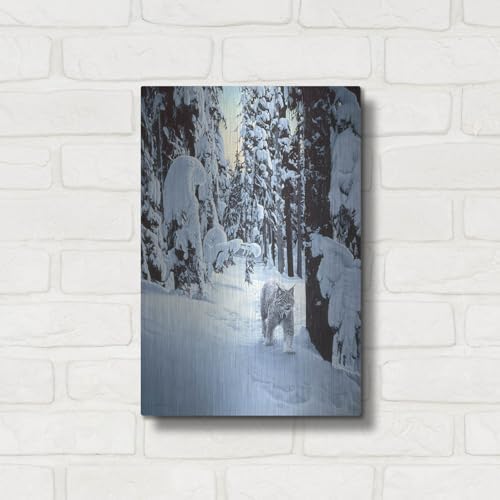 Silent Steps Metal Wall Art by Ron Parker 12x16