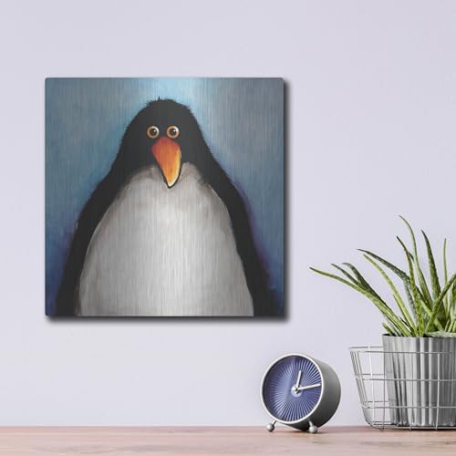 My Penguin Metal Wall Art 12x12 by Lucia Stewart