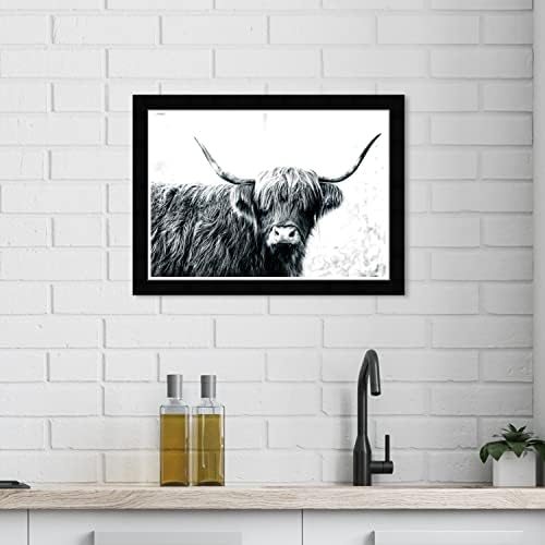 Wynwood Studio Animals Southwestern Rustic Cattle Wall Art