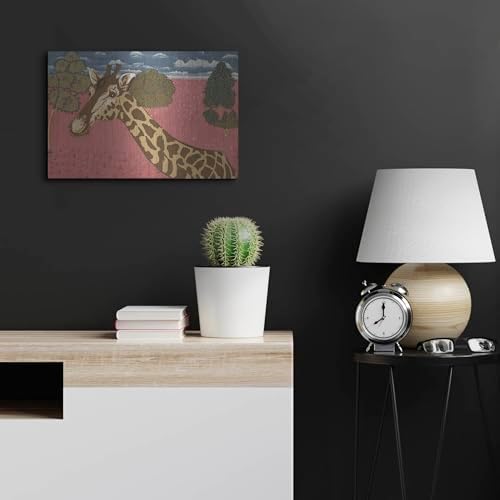 Savanna Stroll Metal Wall Art 24x16
