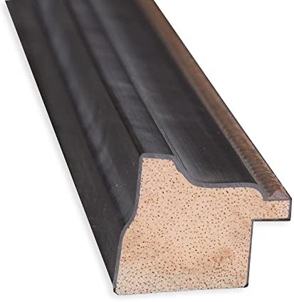 Amanti Art Framed Wall Print 43x33 Rust Brown Dried Flowers In Vase On Table 2 by Cartissi