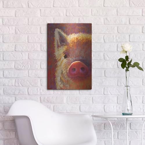 Piglet Mini Vi by Rita Kirkman Metal Wall Art 16x24