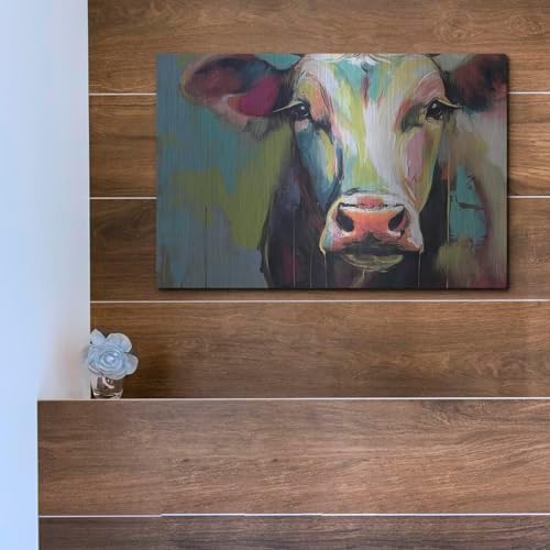 The Cow No 2 Metal Wall Art by Andreas Magnusson