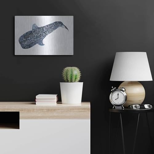 Shark Whale 2 Metal Wall Art 24x16