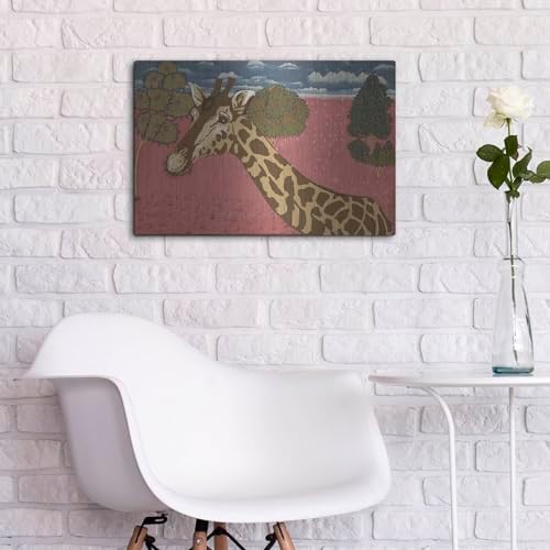 Savanna Stroll Metal Wall Art 24x16