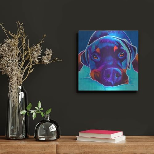 Rottie - Dexter 2 Metal Wall Art 12x12