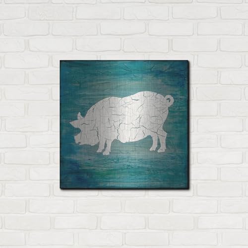 Farm Pig Wall Art by Lightbox Journal 24x24