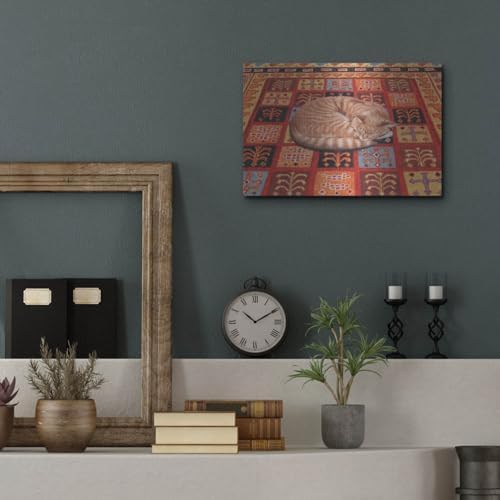 Forty Winks Metal Wall Art 16x12 by Janet Pidoux