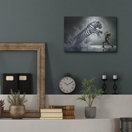 Fight Metal Wall Art by Rey Klimt 16x12