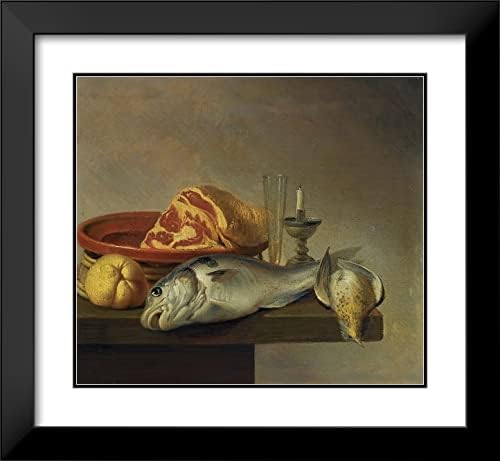 ArtDirect Harmen Steenwyck 22x20 Black Modern Frame Museum Print