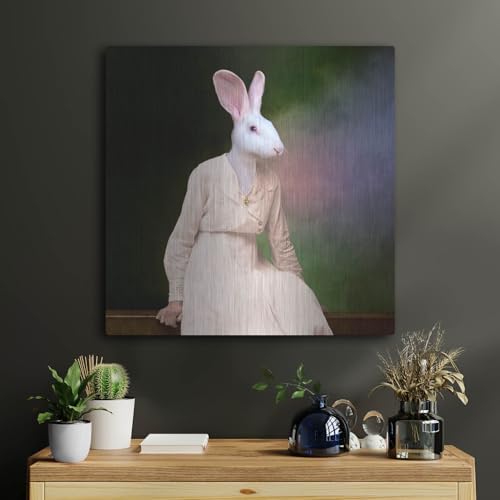 The Delicate Lady Metal Wall Art 24x24