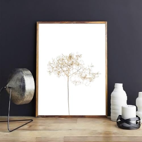 Dried Flower Wall Art Farmhouse Decor Poster