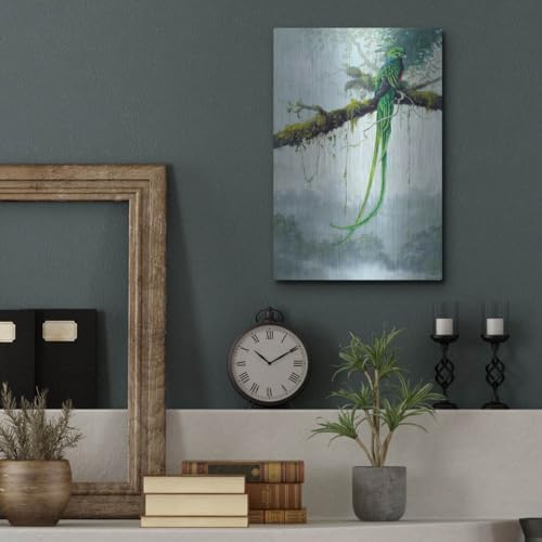 Resplendent Quetzal Metal Wall Art 12x16