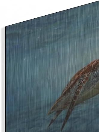 Sea Turtle 2 Metal Wall Art 24x16
