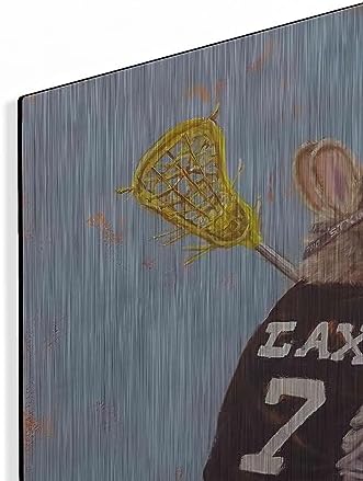 Lax Bunny Metal Wall Art 24x24 Inch