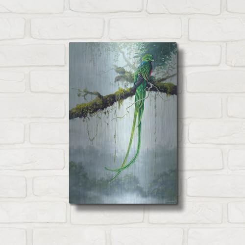 Resplendent Quetzal Metal Wall Art 12x16