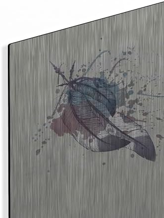 Eagle Feather II Metal Wall Art 12x16