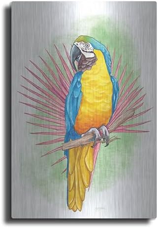 Tropical Flair 1 Metal Wall Art by Mary Urban