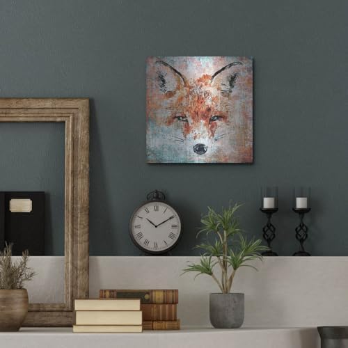 Red Fox 3 Metal Wall Art by Irena Orlov