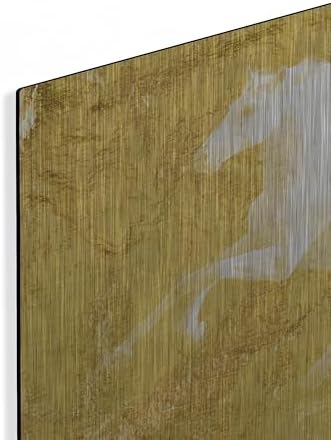 Gold Running Horse 1 Metal Wall Art 24x16