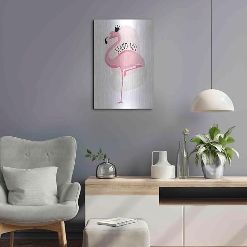 Flamingo Metal Wall Art 16x24 by Ayse